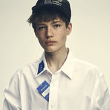 LETTERING SKATE CAP - Navy