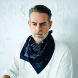 THE HWDOG&amp;CO. ORIGINAL BANDANA - Horse (Indigo 2)