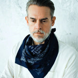 THE HWDOG&amp;CO. ORIGINAL BANDANA - Horse (Indigo 2)