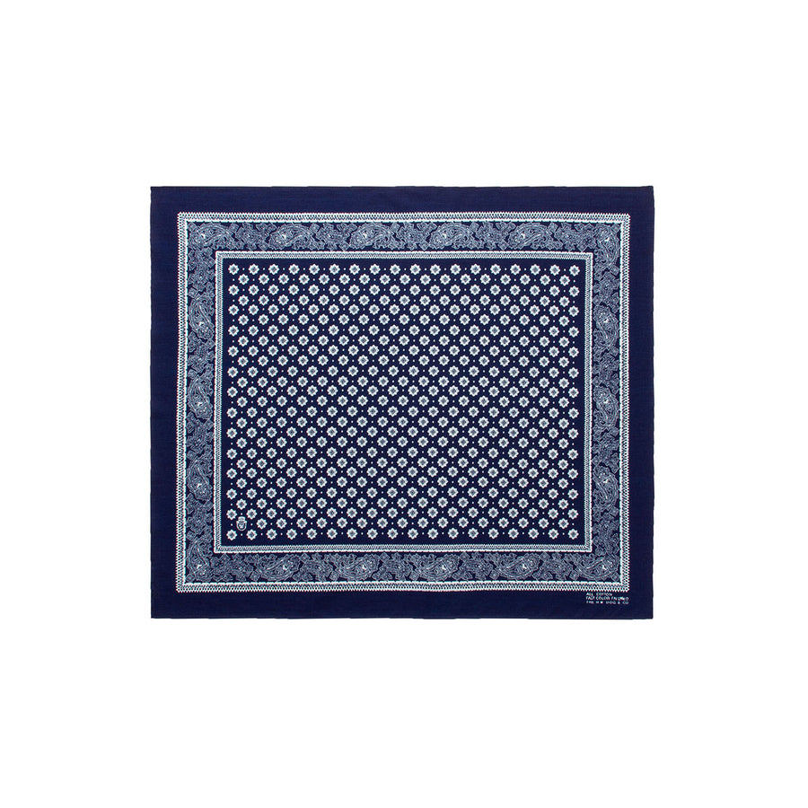 THE H.W.DOG&CO. ORIGINAL BANDANA - Paisley (Indigo 3)