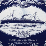 THE H.W.DOG&CO. ORIGINAL BANDANA - Ship (Indigo 4)
