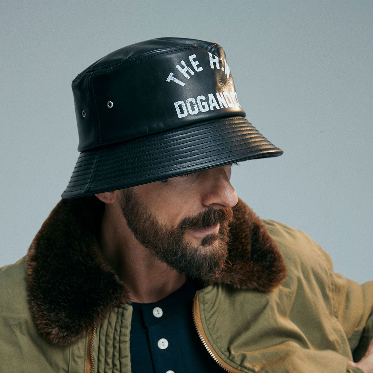 H.W. DOG & CO. バケットハット 黒 40 LEATHER HAT - Black – THE H.W.DOG&CO.