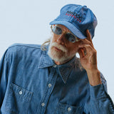 CHAMBRAY INSIDEOUT CAP - Black 