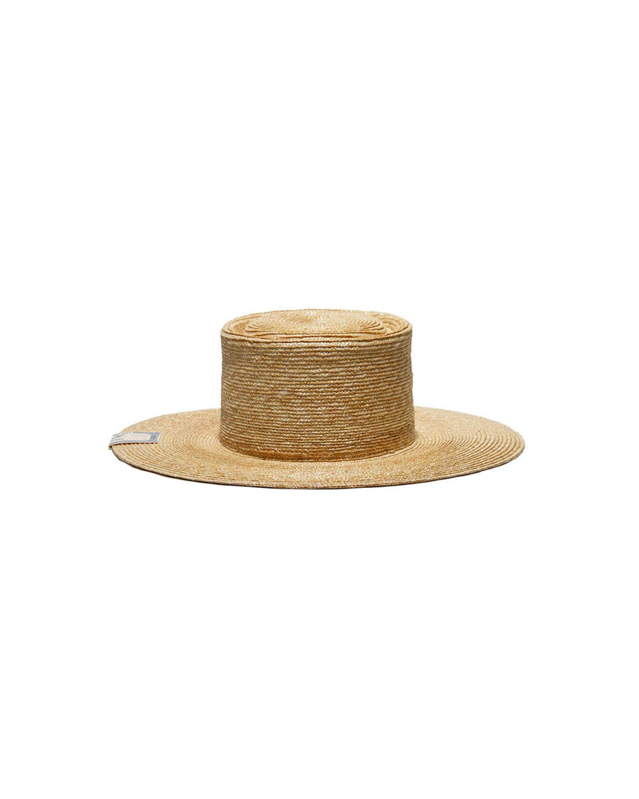 WHEAT PORK PIE HAT - Natural