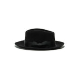 POLKAP RABBIT FUR FELT HAT - Black