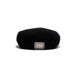 COTTON BIG BERET - 블랙