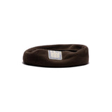 COTTON BIG BERET - Brown