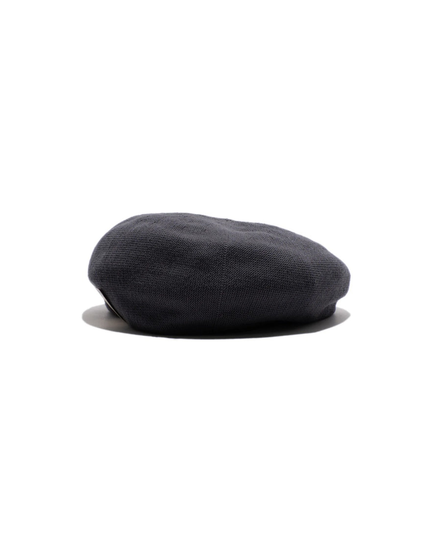 COTTON BIG BERET - Gray