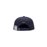 SNAPBACK BOX CAP - Navy