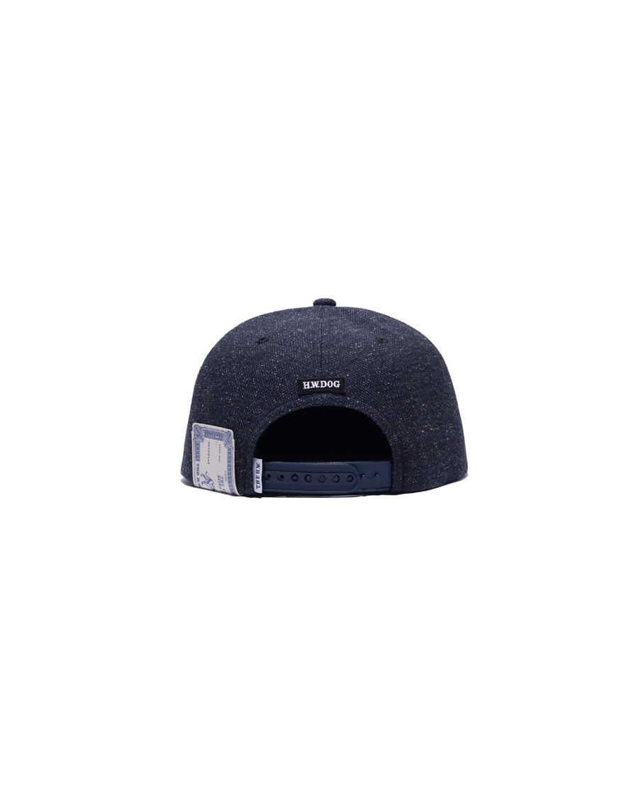 SNAPBACK BOX CAP - Navy