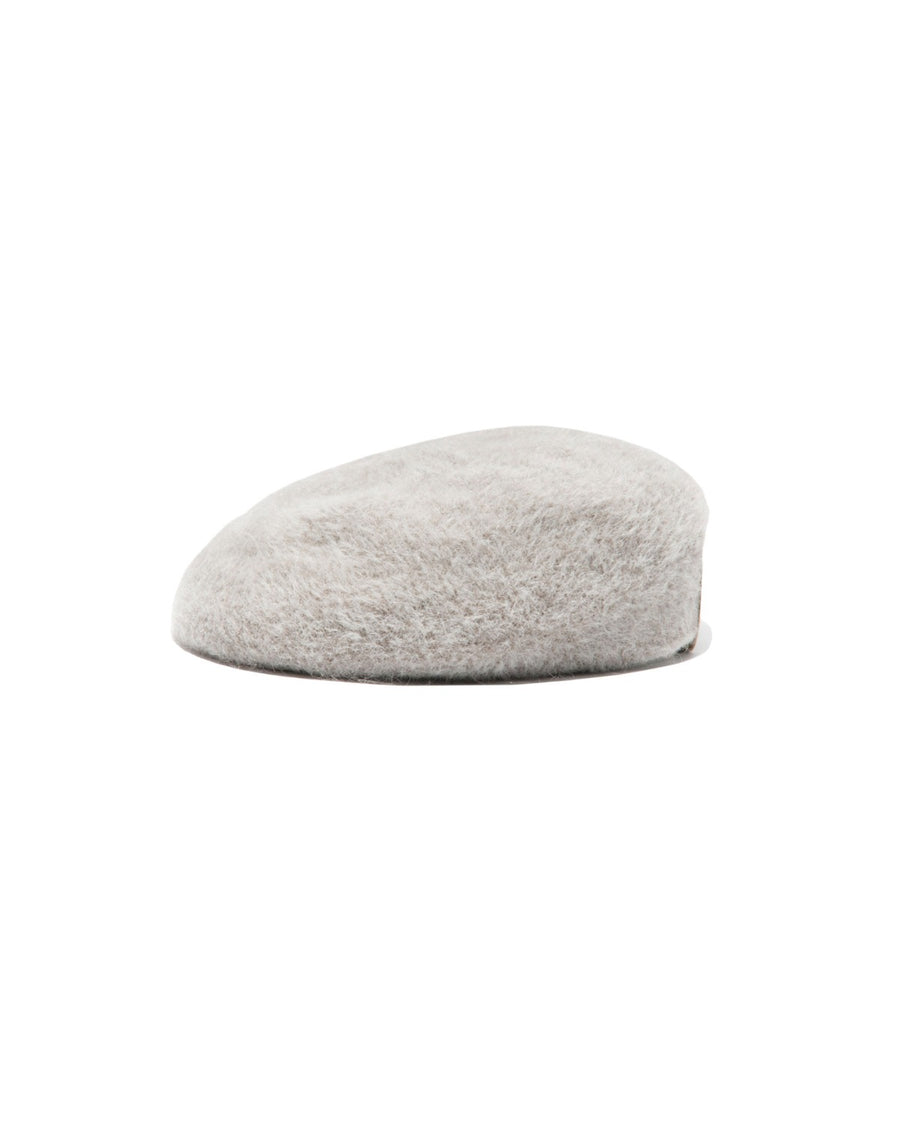 MOHAIR MIX BERET - O.White