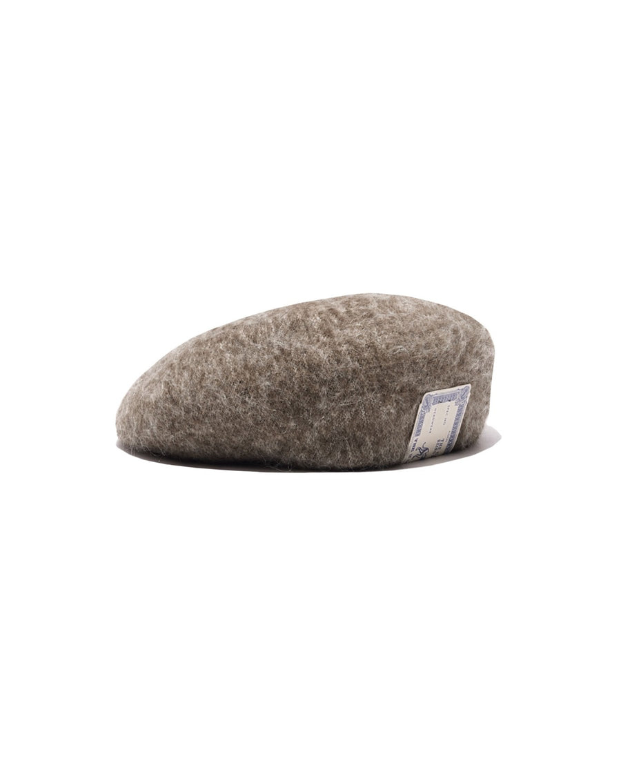 MOHAIR MIX BERET - Beige