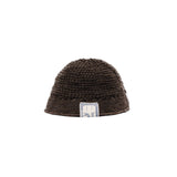 KNIT HAT - Brown