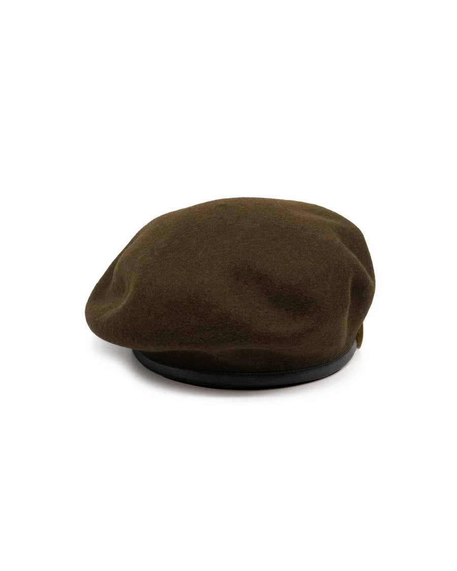 LEATHER BERET 63