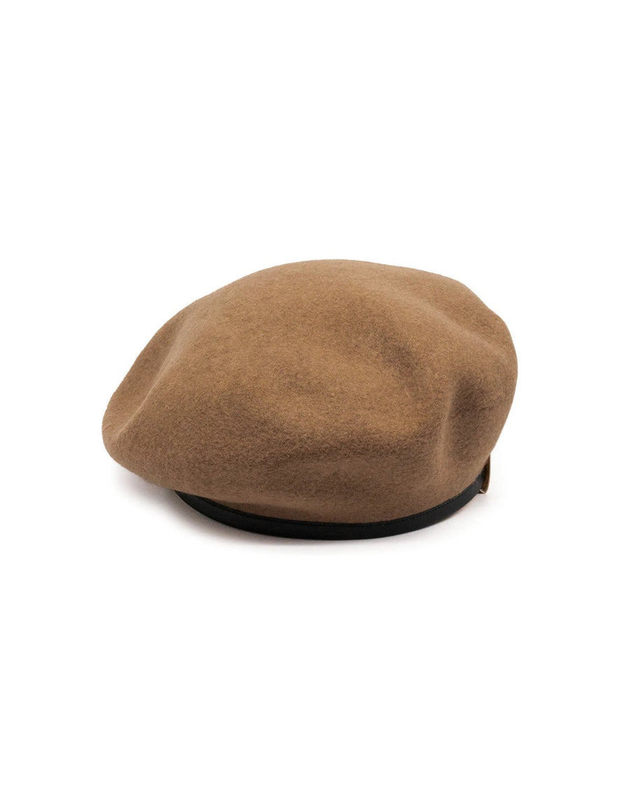 LEATHER BERET 63
