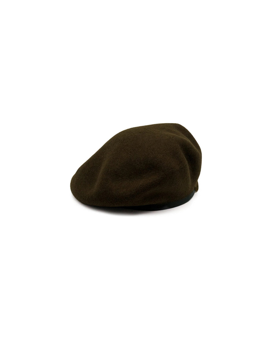 LEATHER BERET 62
