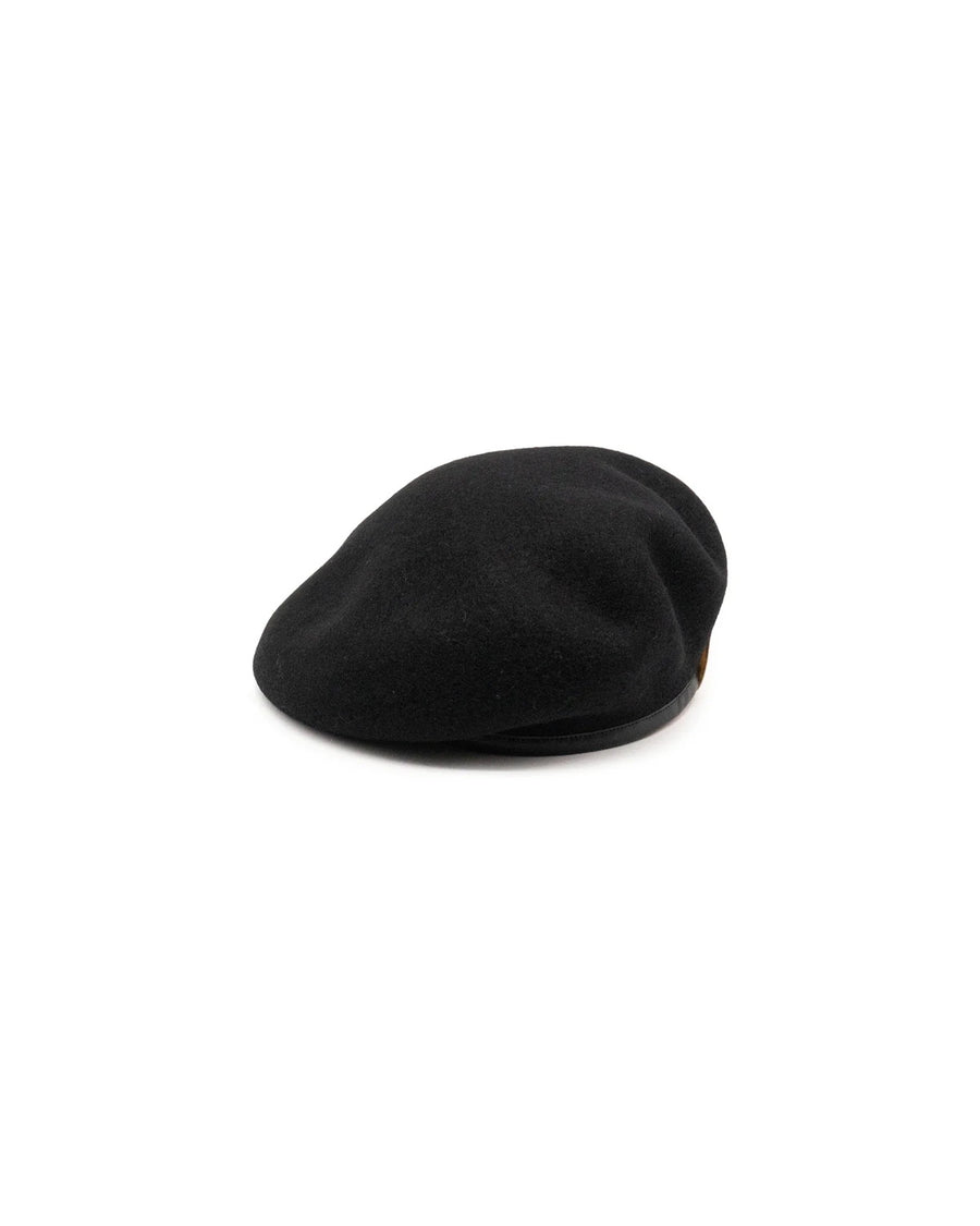 LEATHER BERET 62