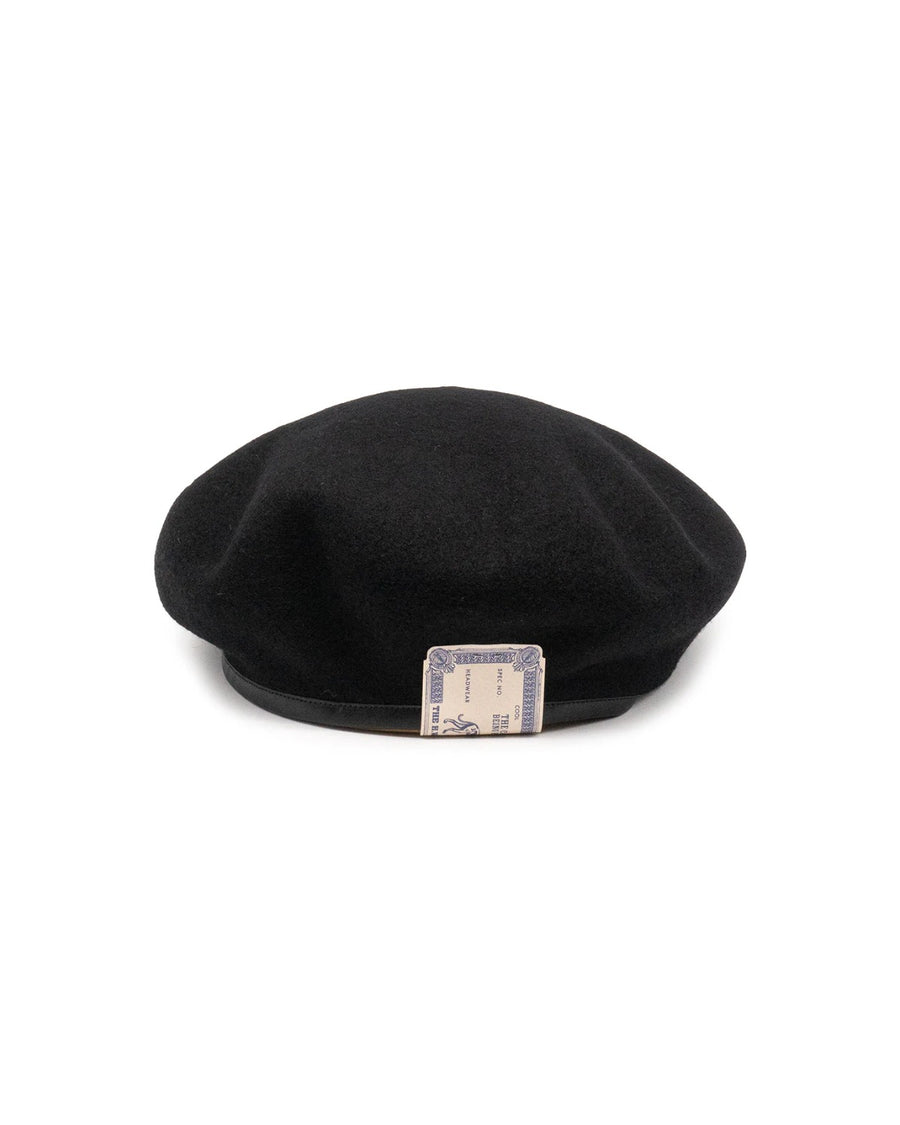 LEATHER BERET 62