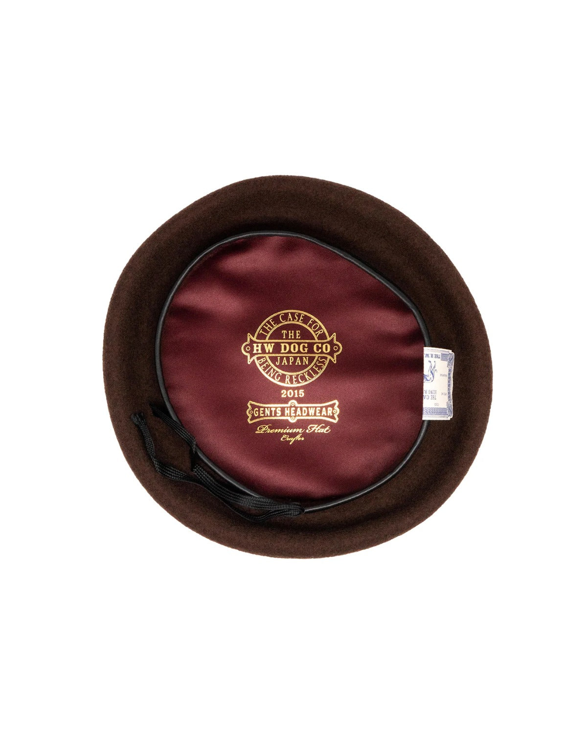 帽子 THE DOG CO. Leather Beret 62 LEATHER BERET 62 – THE H.W.DOG&CO.