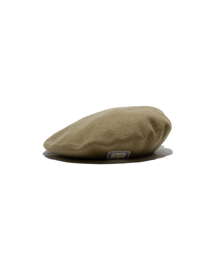 FLAT BERET - Beige