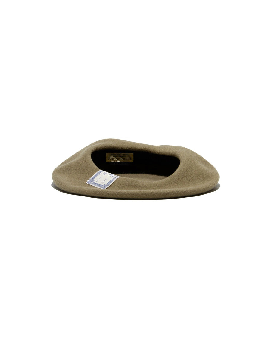 FLAT BERET - Beige