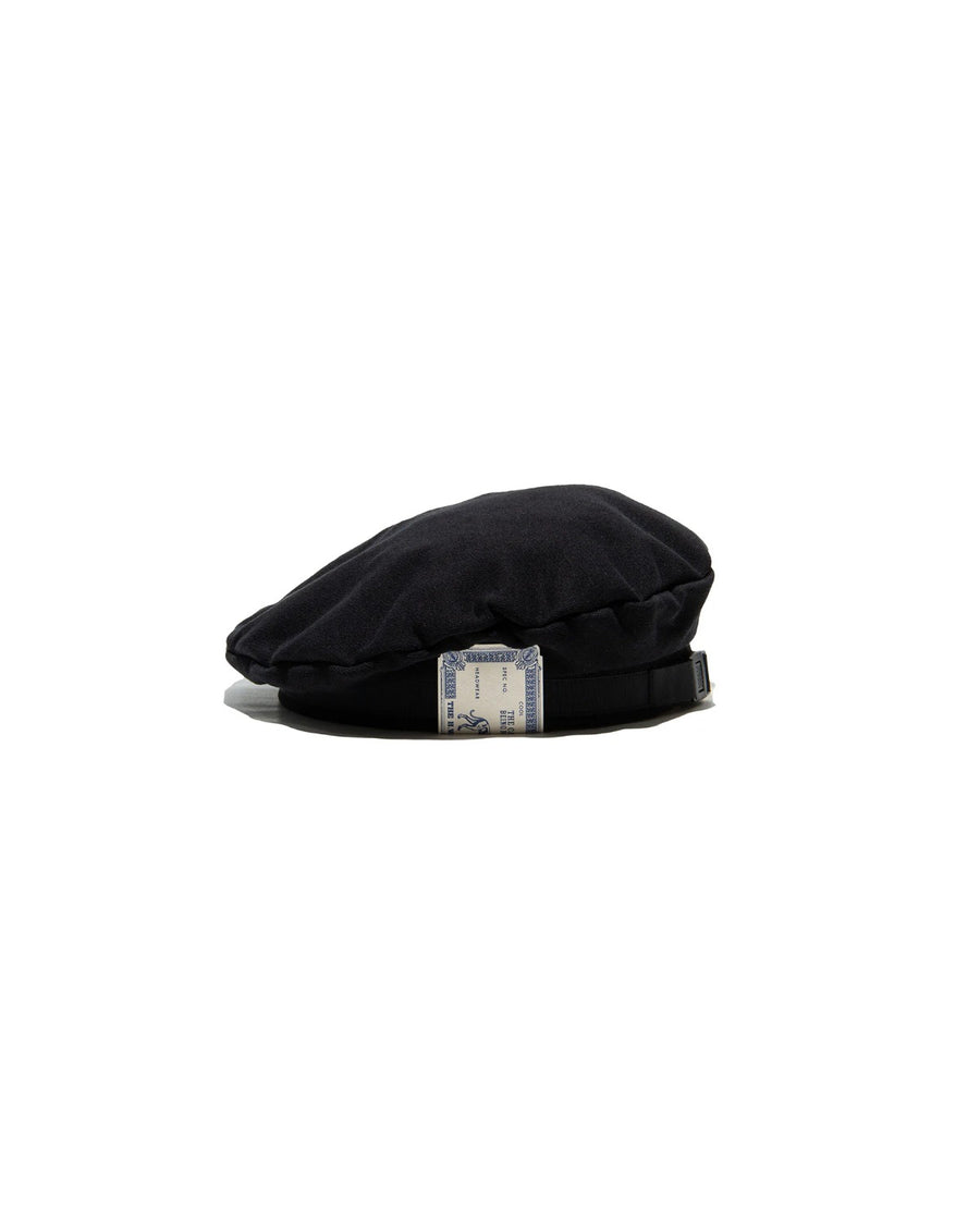 SWEAT DISK BERET - Black