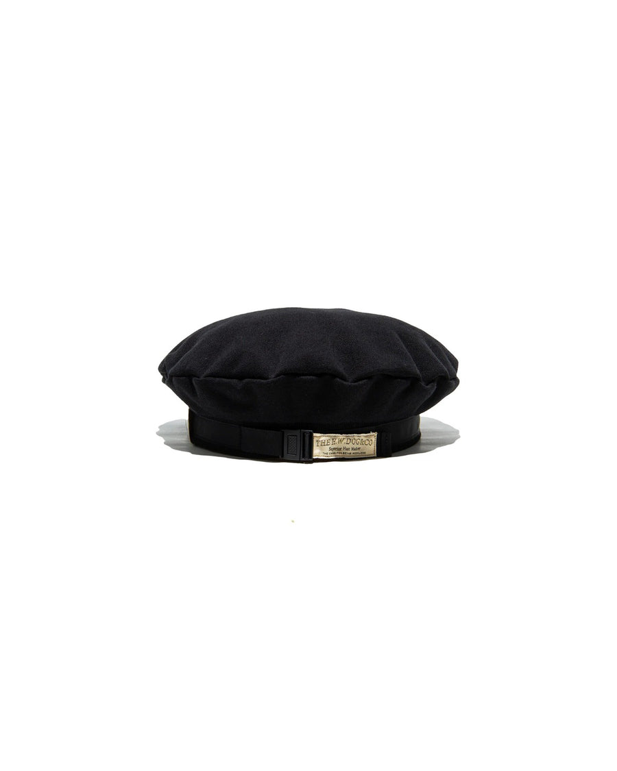 SWEAT DISK BERET - Black