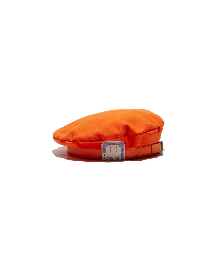 SWEAT DISK BERET - Orange