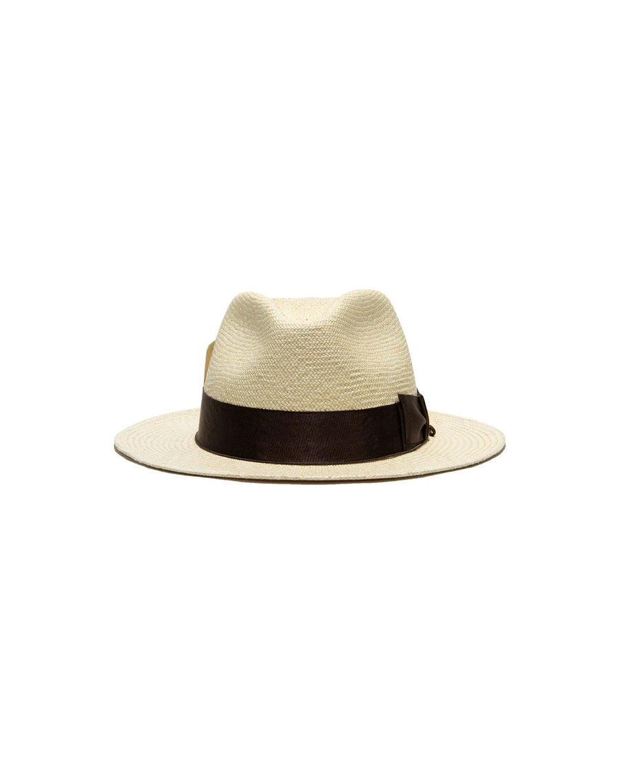 N PANAMA HAT SHORT - Natural