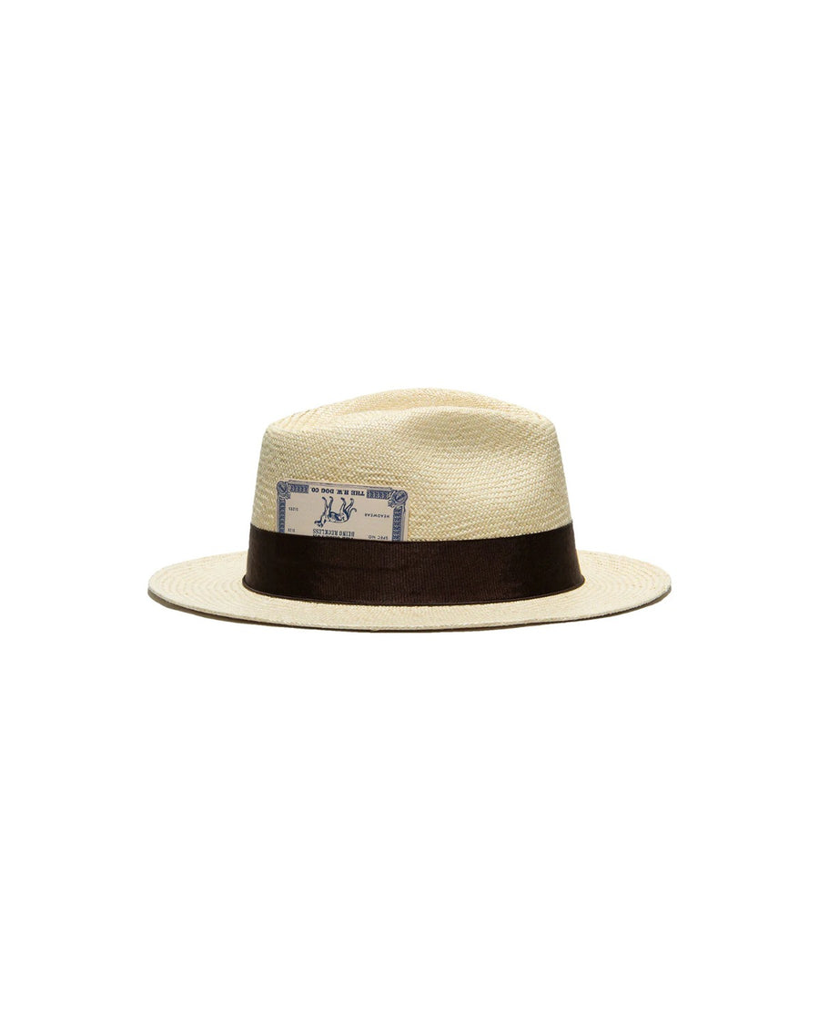 N PANAMA HAT SHORT - Natural
