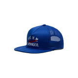 COTTON MESH CAP - Blue 