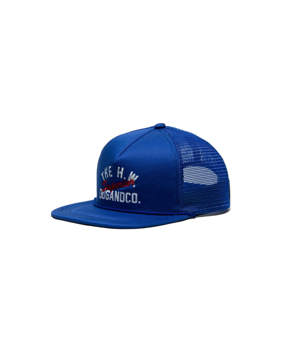 COTTON MESH CAP - Blue 