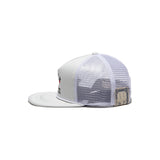 COTTON MESH CAP - White 