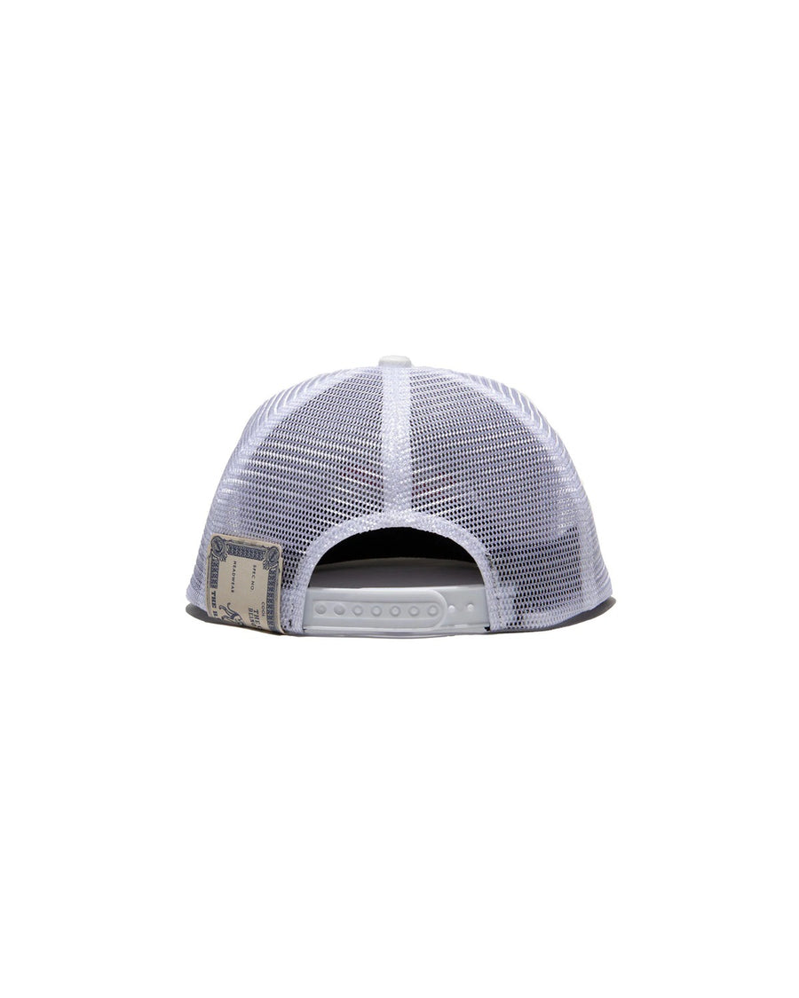 COTTON MESH CAP - White 