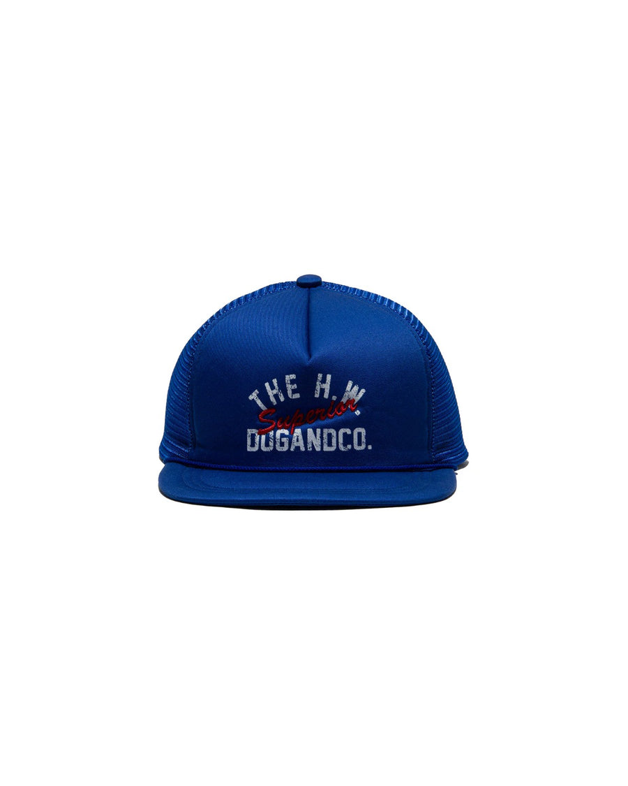 COTTON MESH CAP - Blue 