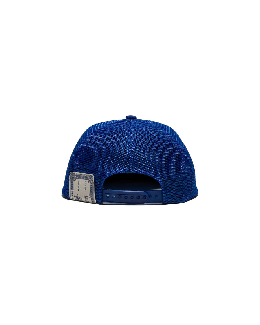 COTTON MESH CAP - Blue 