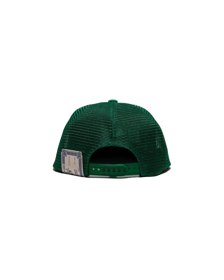 COTTON MESH CAP - Green 
