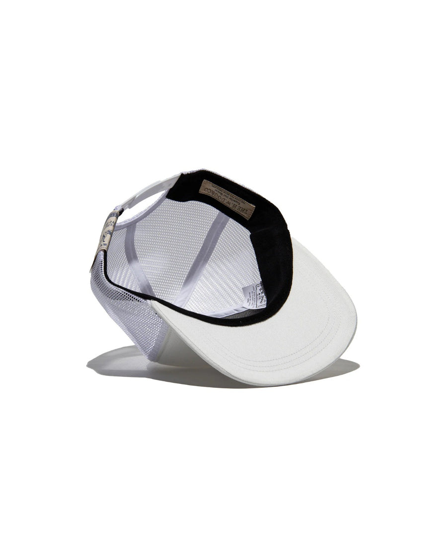 COTTON MESH CAP - White 