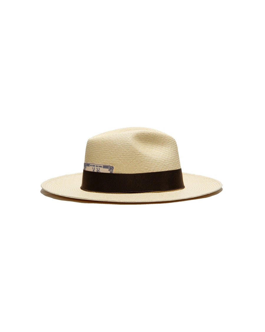 N-PANAMA HAT LONG - Natural