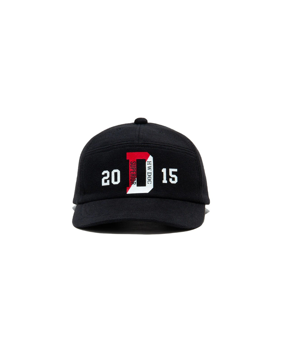 SQUARE WIDE CAP - Black 