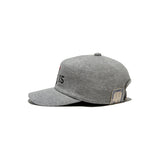 SQUARE WIDE CAP - Gray 