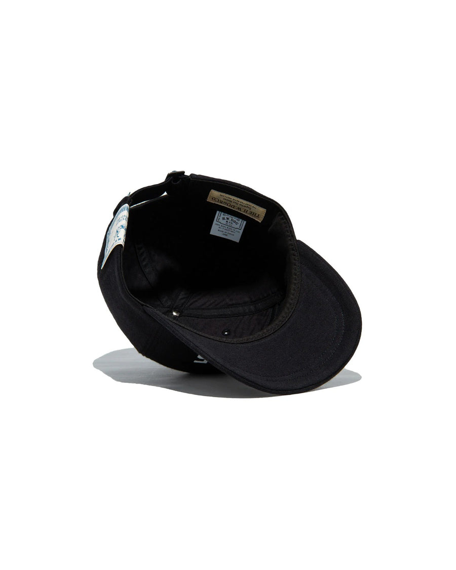 SQUARE WIDE CAP - Black 