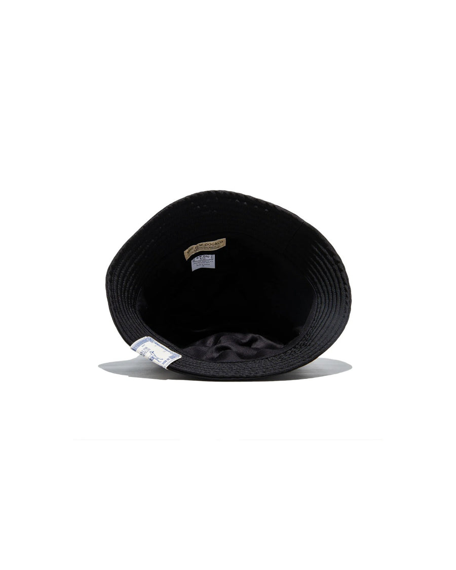Down Brim Hat - Black