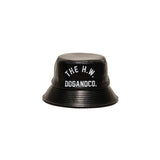 LEATHER HAT - Black