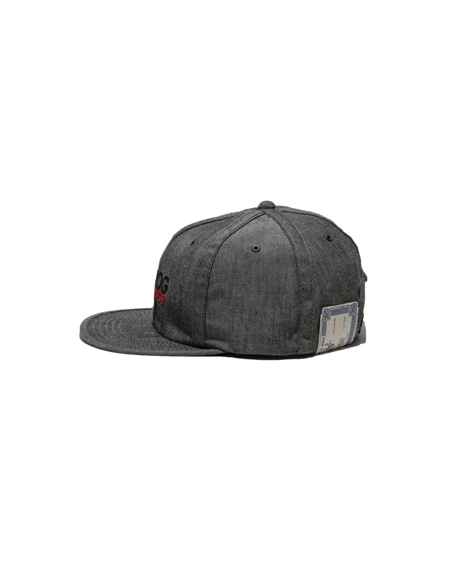 CHAMBRAY INSIDEOUT CAP - Gray 
