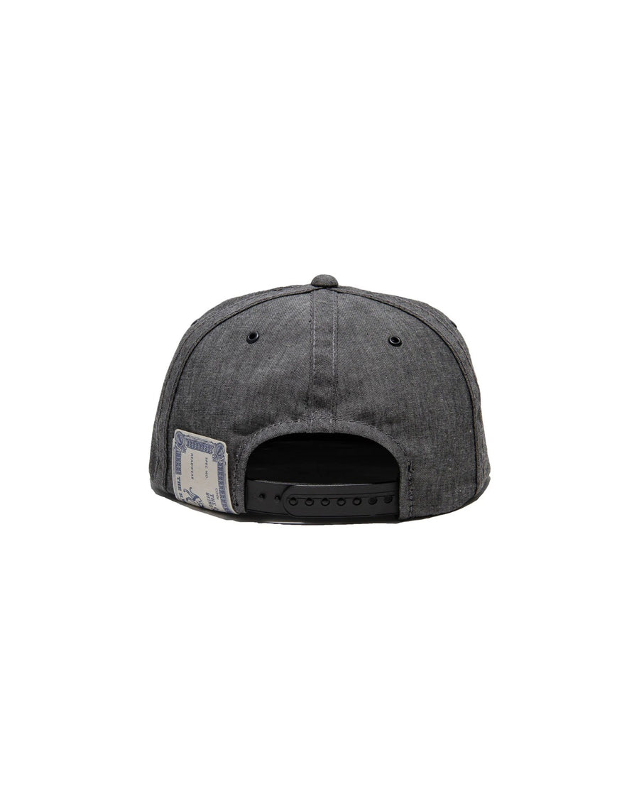 CHAMBRAY INSIDEOUT CAP - Gray 