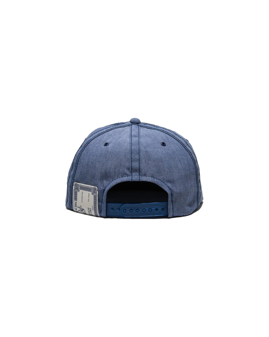 CHAMBRAY INSIDEOUT CAP - Blue 
