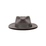 POLKAP RABBIT FUR FELT HAT - L.Grey