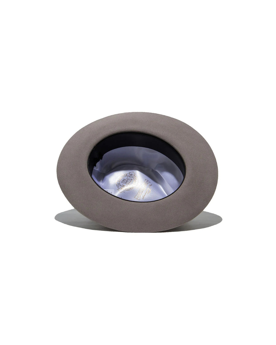 POLKAP RABBIT FUR FELT HAT - L.Grey