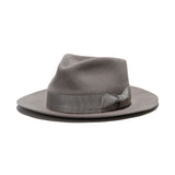 POLKAP RABBIT FUR FELT HAT - L.Grey